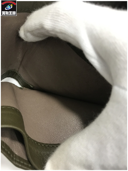 コンパクトウォレット BOTTEGA VENETA クロコダイル2つ折り財布/レザー