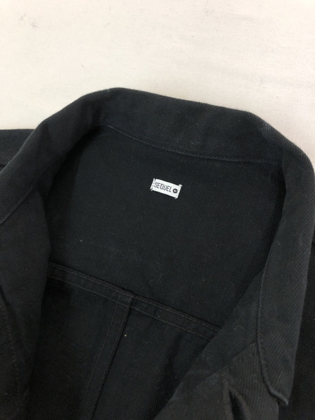 SEQUEL 21AW 1st型 デニムジャケット L ブラック[値下]