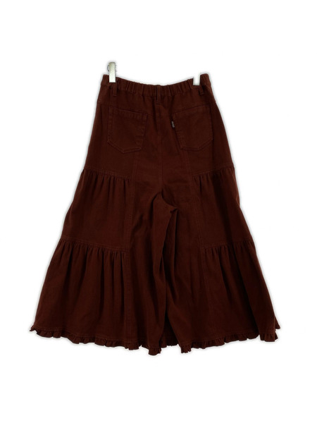 PINK HOUSE ワイドパンツ A2103FP 414 ブラウン  (M)