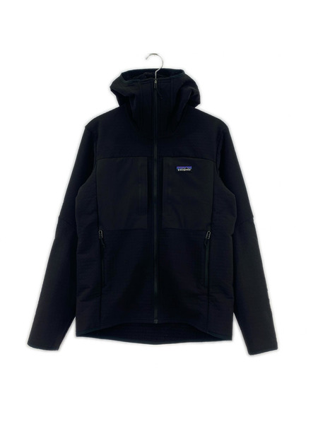 patagonia パーカー(ジップアップ) R2 テックフェイス・フーディ S BLK