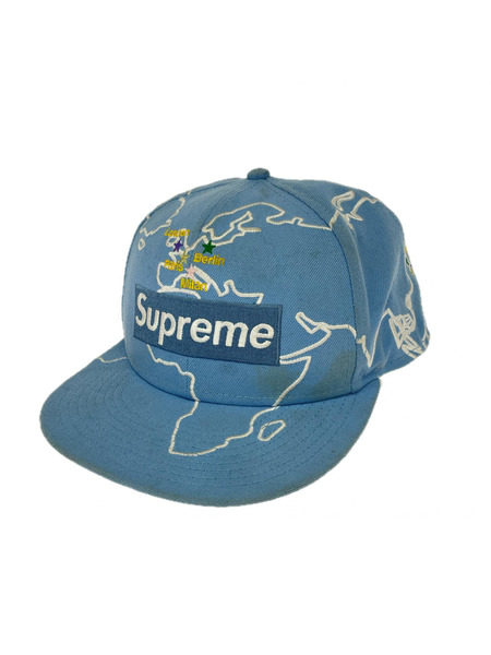 Supreme キャップ ×NEW ERA Worldwide Box Logo Cap