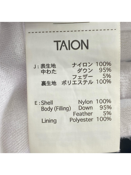 ダウンジャケット TAION level7 ダウンジャケット M BLK