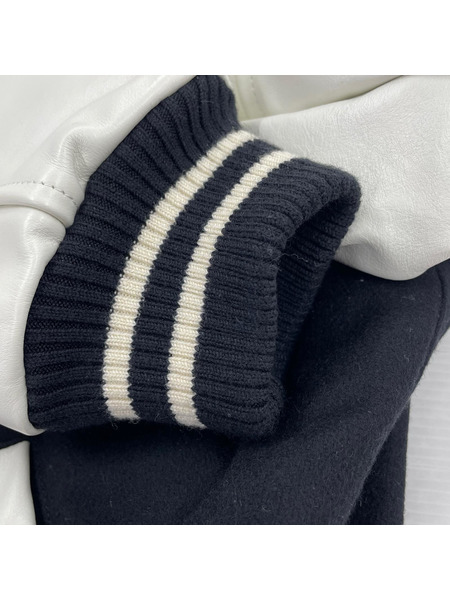 A BATHING APE ジャケット 22AW CRAZY PATCH VARSITY JACKET (M)