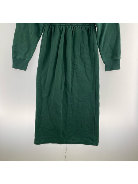 JOHN LAWRENCE SULLIVAN スウェットワンピース M グリーン