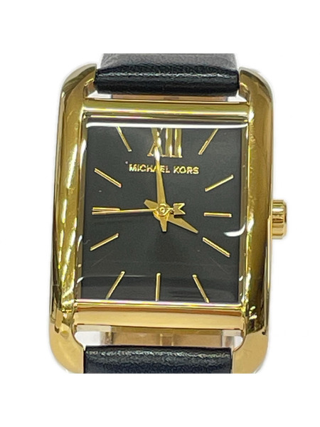 MICHAEL KORS レディース時計 Pettie Monroe gold tone and leather