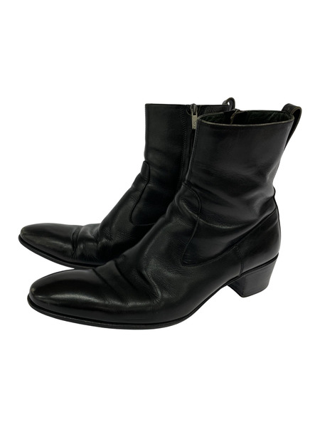 靴 JONNY BOOTS サイドジップブーツ 42 1/2 ブラック