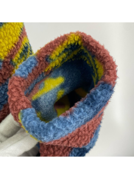 THE NORTH FACE スウェット・トレーナー 総柄ハーフスナップ (S) マルチカラー