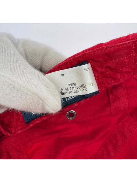 POLO RALPH LAUREN 復刻 レーシングキャップ 赤