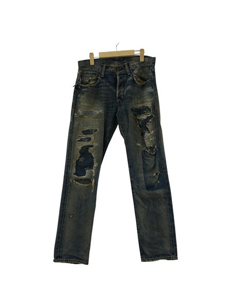 ダメージデニム 2PCSセット ※新品 DENIM ＆ SUPPLY デニム・ジーンズ ダメージ加工｜商品番号