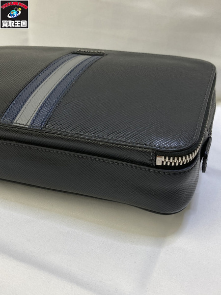 PRADA プラダ サフィアーノ クラッチバック 2VF052 レザー ブラック セカンドバック