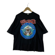 90s AERO SMITH AERO FORCE ONE バンドTee L ブラック 93年コピーライト