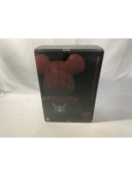 18.BE＠RBRICK SPIDER-MAN UPGRADED SUIT 100%&400%