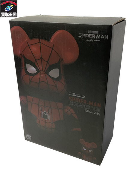 18.BE＠RBRICK SPIDER-MAN UPGRADED SUIT 100%&400%