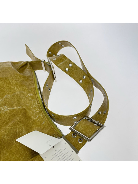 ショルダーバッグ TINA:JOJUN ダブルバックル 黄