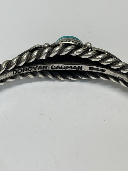 ナバホ Donovan Cadman ターコイズ ツイストバングル
