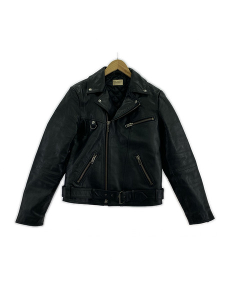 レザージャケット M 黒