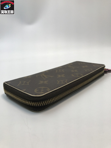 LOUIS VUITTON ルイヴィトン  LV M64201 ポルトフォイユクレマンス フラワー モノグラム ロングウォレット 長財布