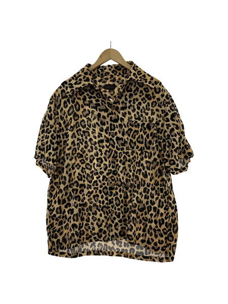 KAPITAL LEOPARD SILK CUPRO SHIRT レオパードアロハシャツ 4(XL) EK-1407