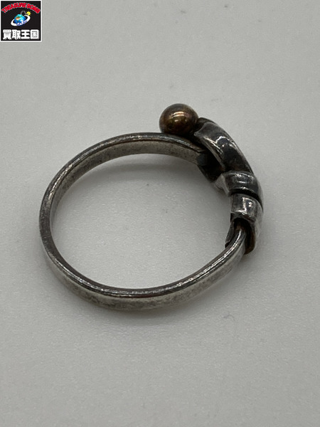 TIFFANY&Co ティファニー フック＆アイ リング 11号 シルバー 18金