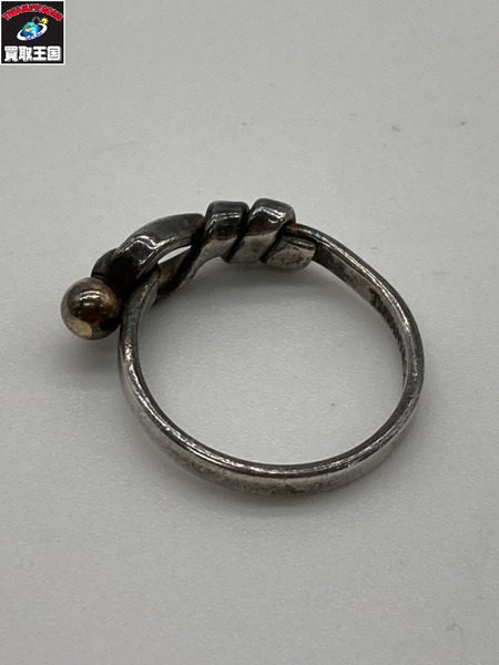 TIFFANY&Co ティファニー フック＆アイ リング 11号 シルバー 18金