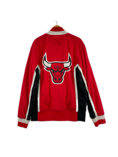 mitchell&ness ジャケット NBA/ブルゾンジャケット/RED/M