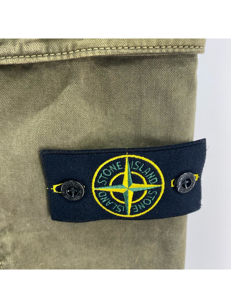 STONE ISLAND TYPE RE-T ガーメントダイストレッチカーゴパンツ W30 オリーブ