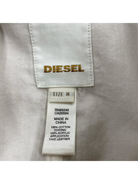 DIESEL ジャケット 00s ステンカラーコート ベージュ (M)
