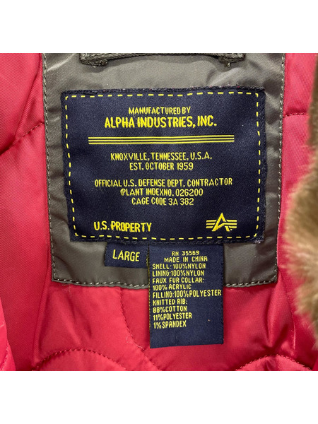 ALPHA ジャケット フライトジャケット 21010-076 カーキ