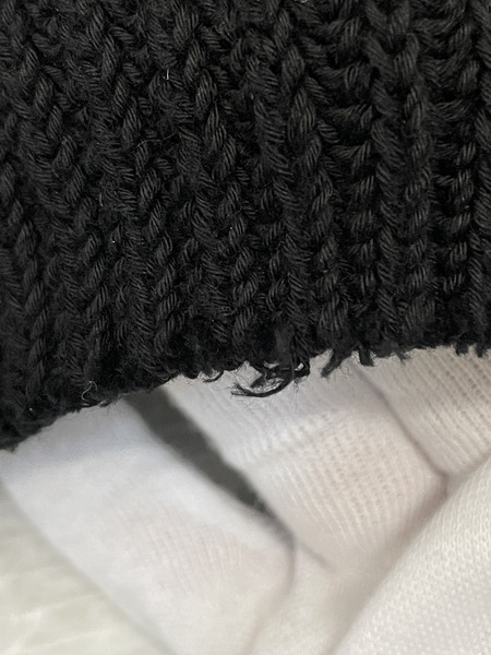 BALENCIAGA コットン クロップドタートルネックニット XS ブラック