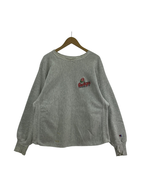 90s Champion メキシコ製 RWスウェットシャツ (XL) グレー[値下]
