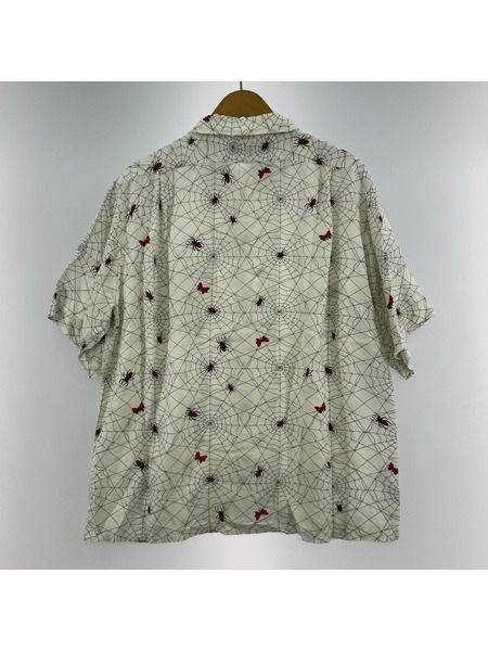 EVISU 半袖シャツ 90s Spider Rayon Open Coller Shirts 40