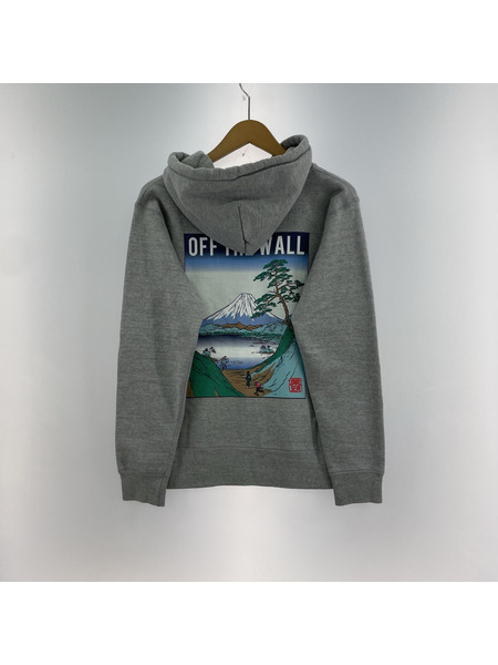 VANS×RON HERMAN ZIP UP HOODIE グレー SIZE:M