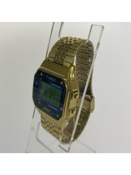 TIMEX メンズ時計 パックマン ゴールドカラー クオーツ