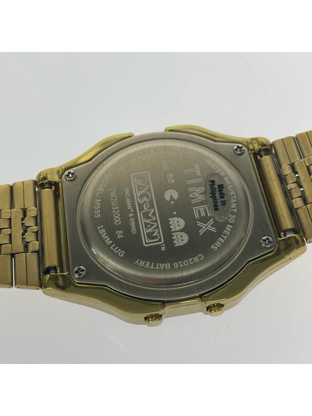 TIMEX メンズ時計 パックマン ゴールドカラー クオーツ