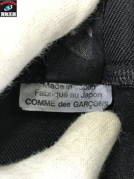 BLACK COMME des GARCONS ひざ丈スカート AD2019 ポリウールスカート XS