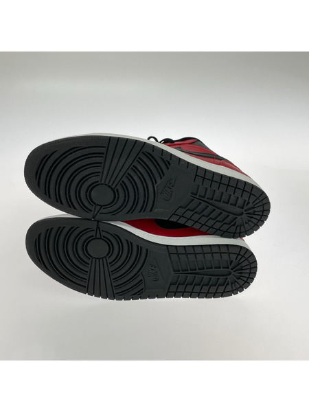 NIKE スニーカー AIR JORDAN 1 LOW 黒 赤 28.5cm