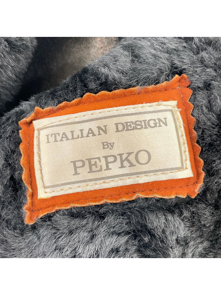 . レザージャケット PEPKO スエードレザー ムートンコート