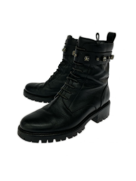 ブーツ fabiana filippi イタリア製レースアップビジュー、37、