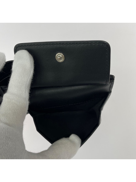 BURBERRY コンパクトウォレット 二ツ折リ モノグラム レザー[値下]