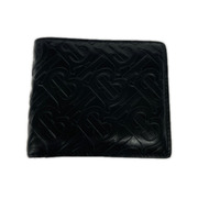 BURBERRY コンパクトウォレット 二ツ折リ モノグラム レザー[値下]