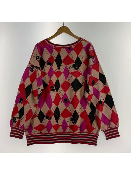 Vivienne Westwood red label　アーガイル スウェッ ト SIZE 00