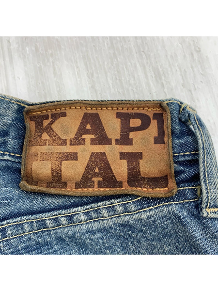 KAPITAL デニム・ジーンズ 14ozデニム 5P モンキーCISCO スタッズリメイク