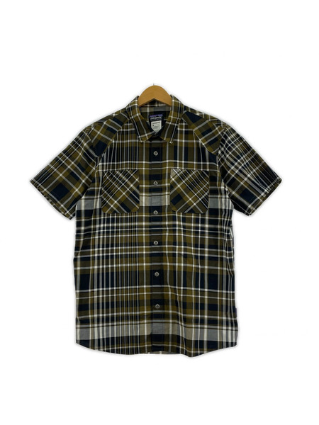 patagonia 半袖シャツ オーガニックコットンシャツ (M) 茶
