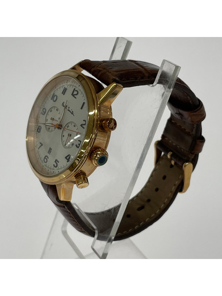 Paul Smith メンズ時計 クロノグラフ クォーツ レザーベルト