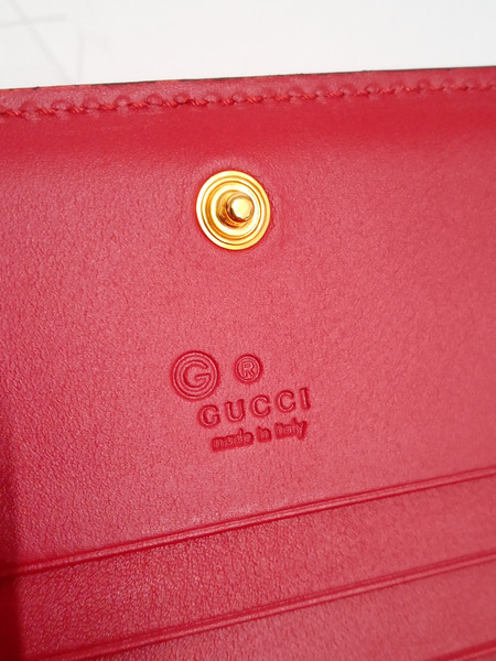 コンパクトウォレット GUCCI/GGブルームス ブルーフローラル