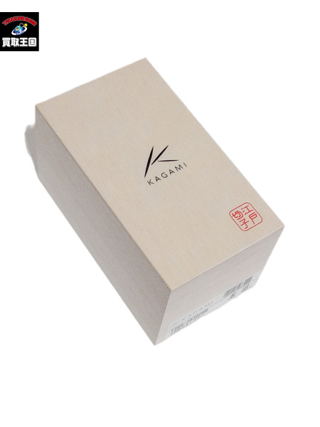 江戸切子グラス カガミクリスタルロックグラス2835緑 [値下]