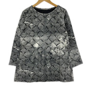 ISSEY MIYAKE 長袖Tシャツ・カットソー 80s/筆タグ 総柄カットソー(M)