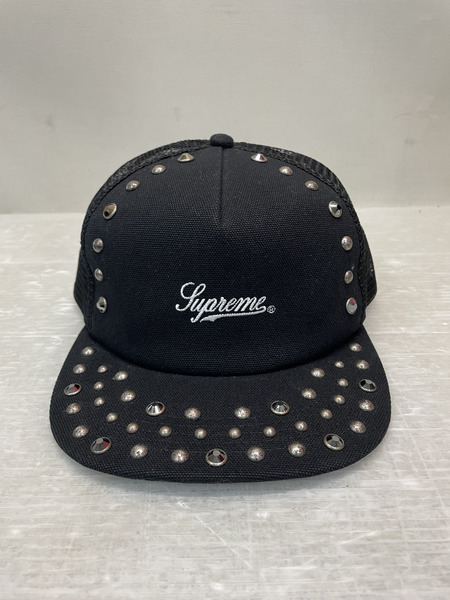 Supreme×b.b.simon 25AW Studded Canvas Cap 黒｜商品番号