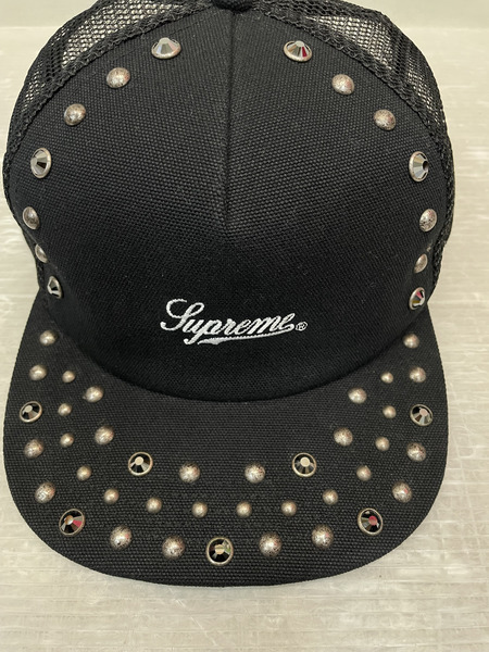 Supreme×b.b.simon 25AW Studded Canvas Cap 黒｜商品番号