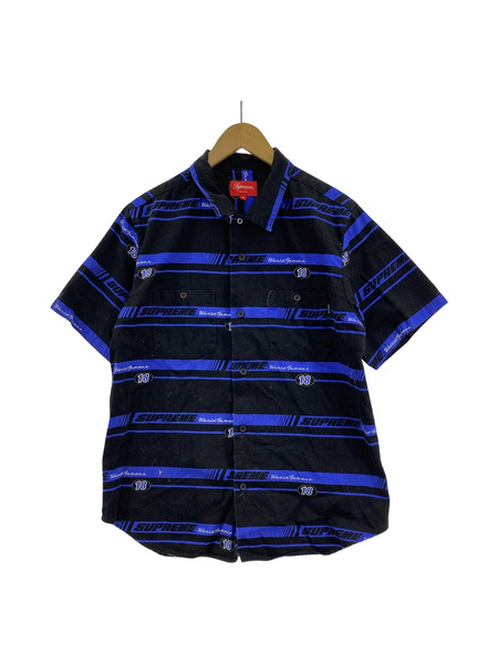 Supreme striped racing work shirt hotsell